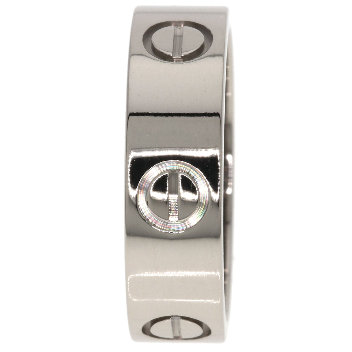 CARTIER love ring #52 Ring K18 White Gold Ladies [Used] | eBay
