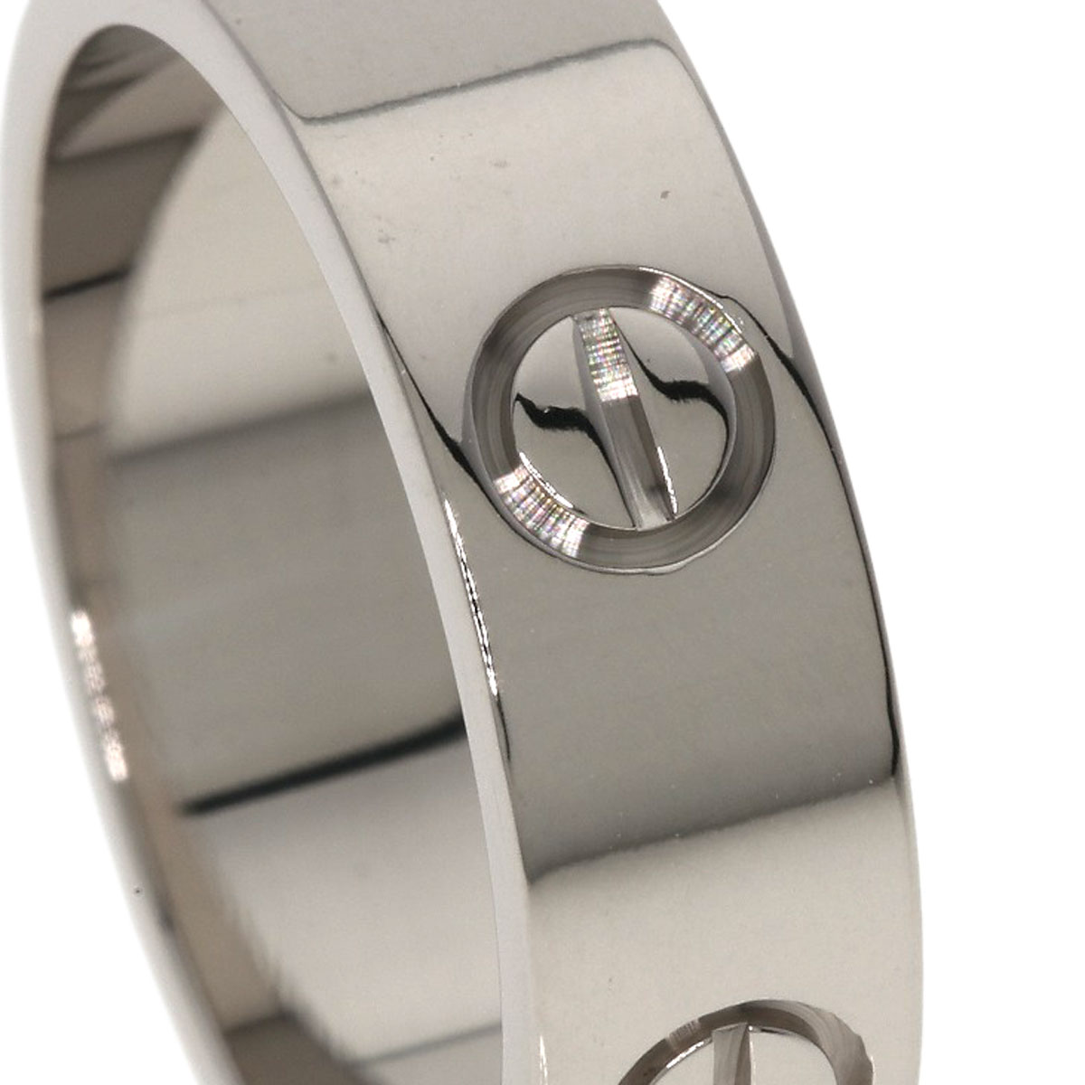 CARTIER love ring #52 Ring K18 White Gold Ladies [Used] | eBay