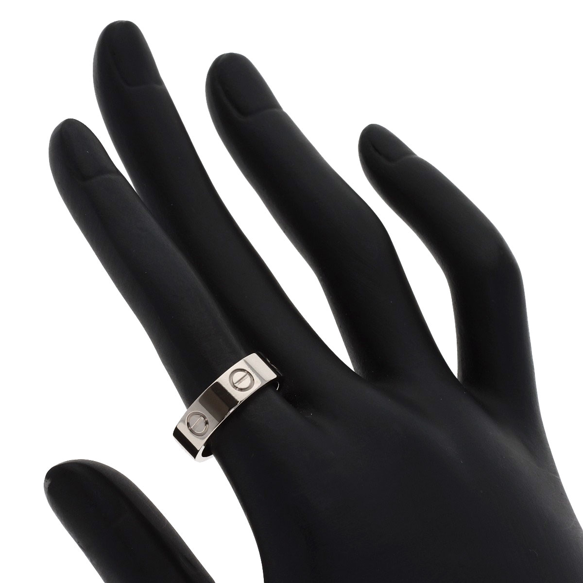CARTIER love ring #52 Ring K18 White Gold Ladies [Used] | eBay