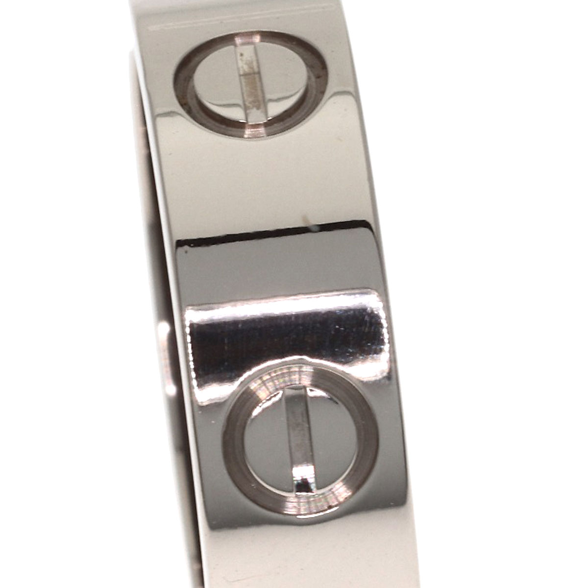 CARTIER love ring #52 Ring K18 White Gold Ladies [Used] | eBay