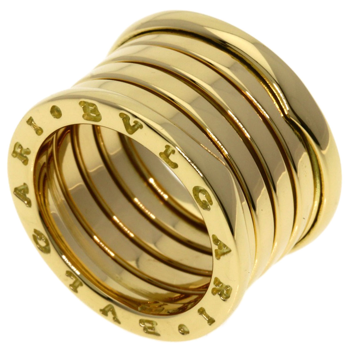 BVLGARI B.zero1 4-band #49 Ring K18 Yellow Gold Ladies [Used] | eBay