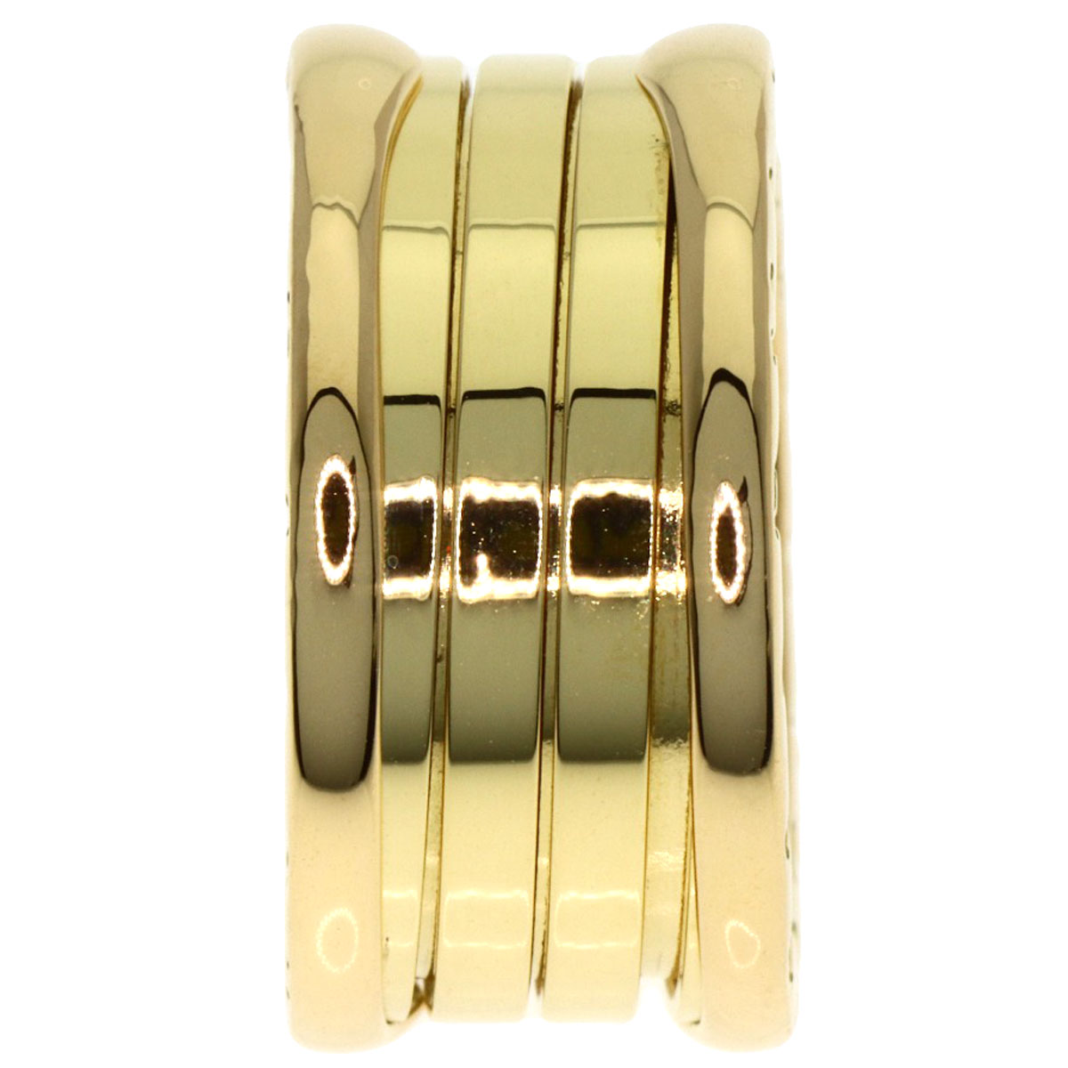 BVLGARI B.zero1 4 Band #52 Ring K18 Yellow Gold Ladies [Used] | eBay