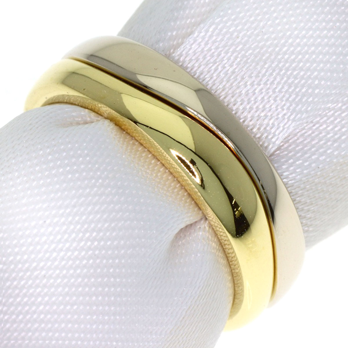 Cartier ラブミー　リング　k18 イエローゴールド CARTIER Love Me #46 Ring K18 Yellow Gold K18 White Gold Ladies