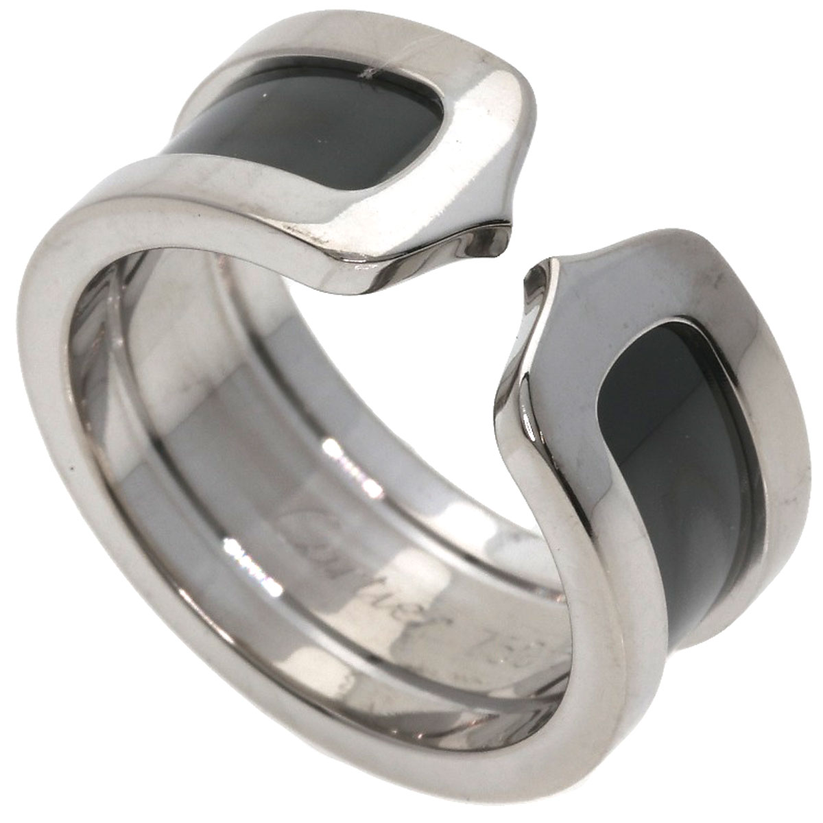 お歳暮・冬ギフト特集2024 K18 #51 Lacquer Black Ring C2 Ring CARTIER White eBay | Gold アクセサリー