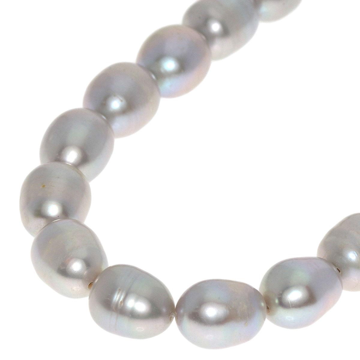 Gray pearl Pearl Necklace Metal 44.2g | eBay