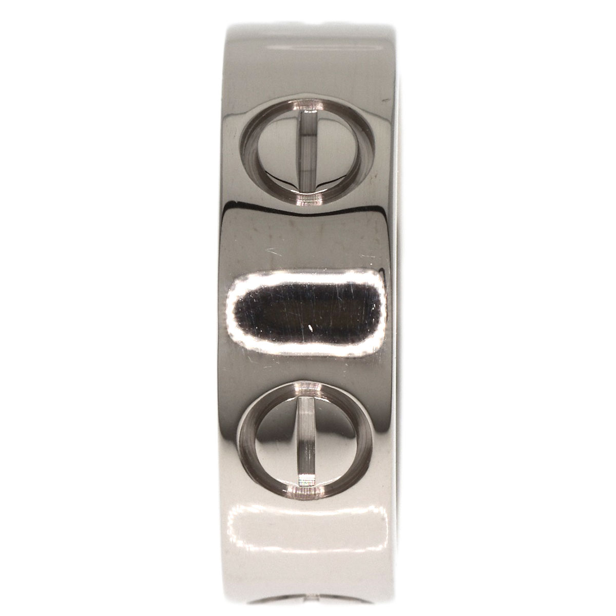 CARTIER Ring love ring #48 K18 White Gold | eBay