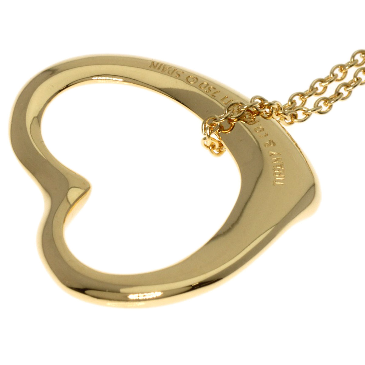 Tiffany & Co. ゴールドハートネックレス TIFFANY&Co. ティファニー ニューテンダネス ハート ネックレス
