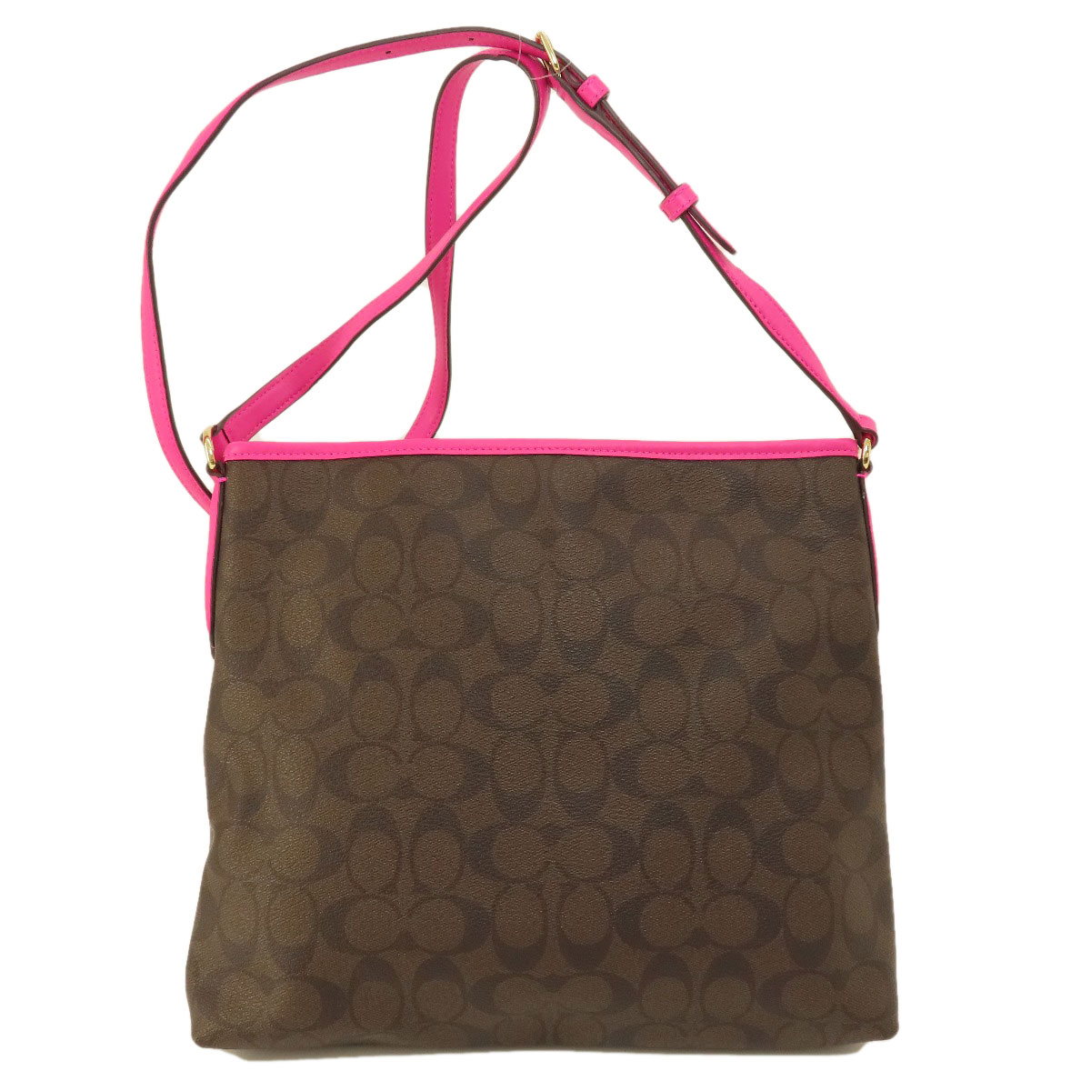 COACH F23866 Shoulder Bag Long Shoulder Signature PVC
