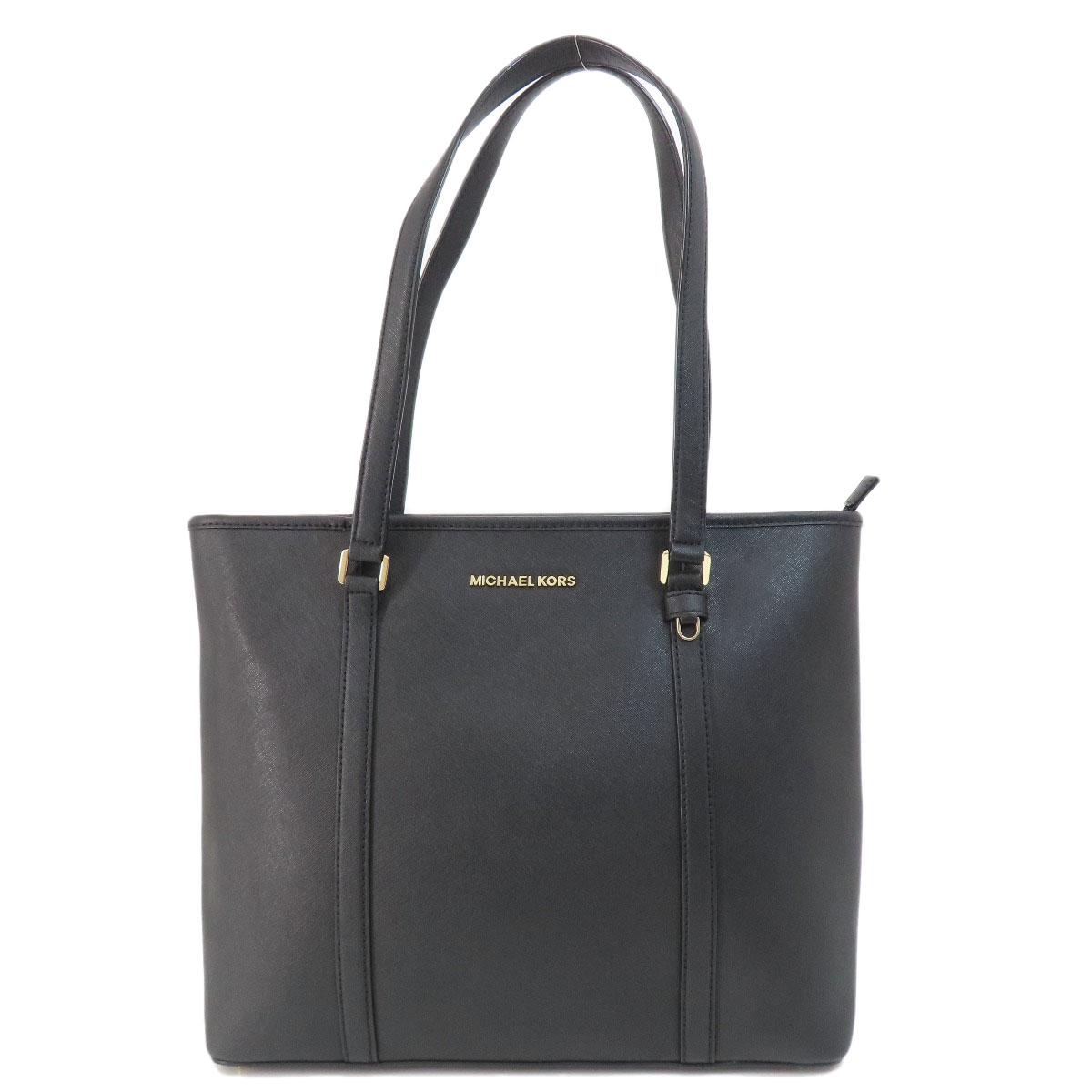 【送料&関税込】Michael Kors Top Handle Logo Tote Michael Kors Charlotte Large Signature Logo Metallic Top Zip