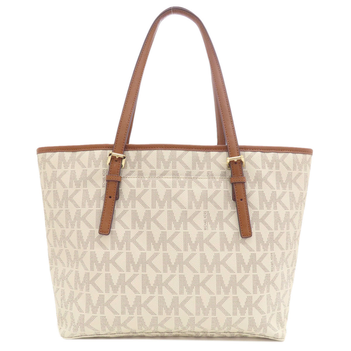 Michael Kors Tote Bag MK signature Leather Coated Canvas | eBay