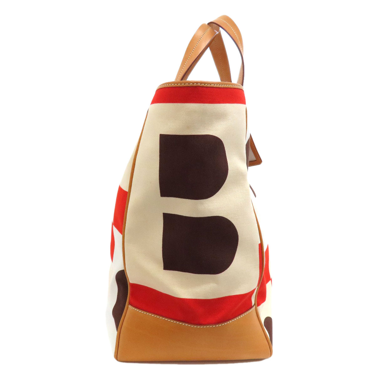 BALLY ハンド トートバッグ 腕掛け キャンバス ロゴ c493 - メルカリ