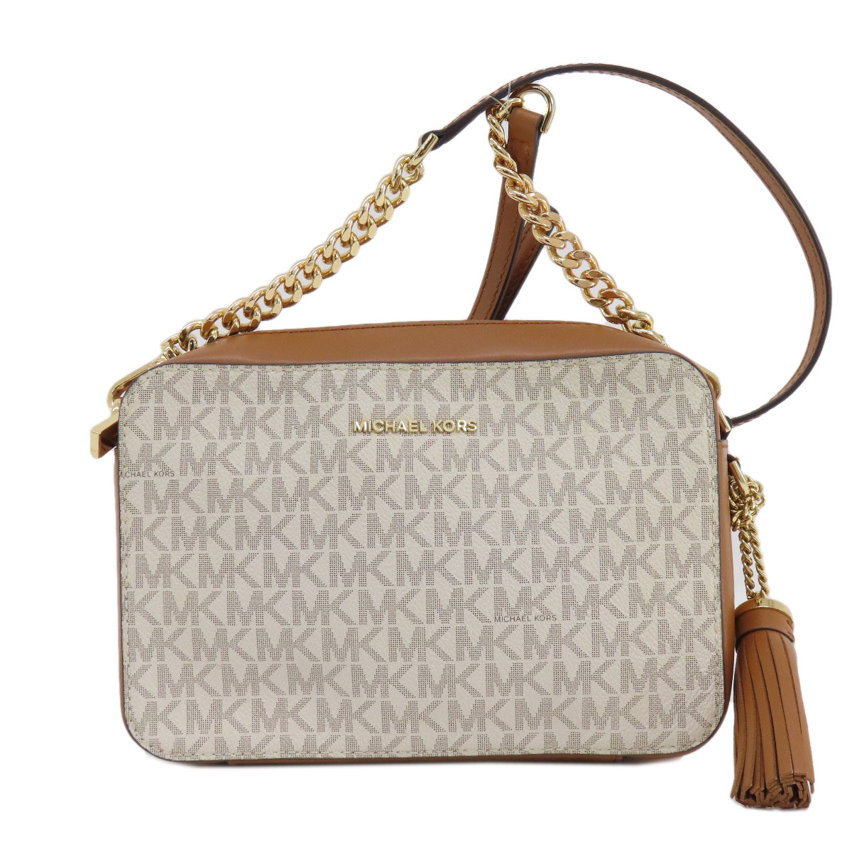 【MICHAEL KORS】PVCブラックショルダーバッグ(ユニセックス) Michael Kors Shoulder Bag MK signature PVC | eBay