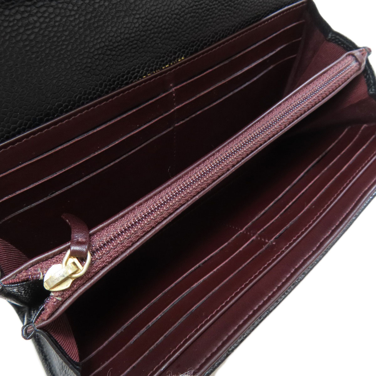 CHANEL Long wallet (with coin pocket) Matelasse COCO Mark
