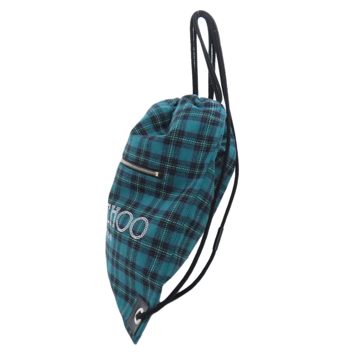 Jimmy Choo Knapsack Checkpattern Logo Studs Backpack Â· Daypack