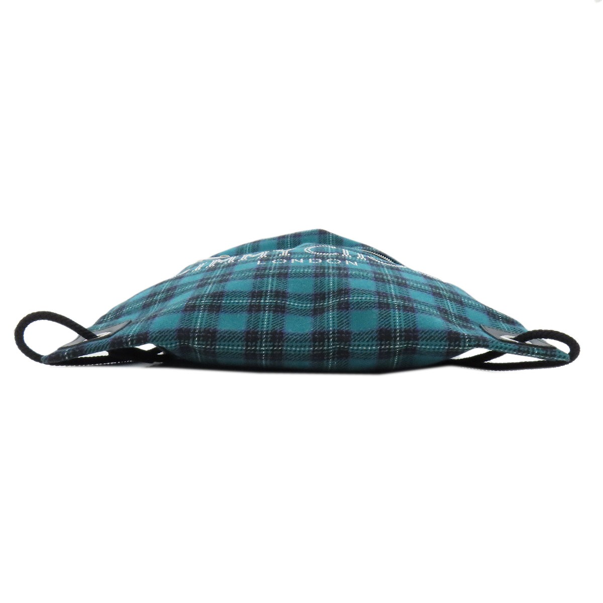 k*7様 JIMMY CHOO ターコイズ・ブラックチェック バックパック202 k*7様 JIMMY CHOO ターコイズ・ブラックチェック バックパック202