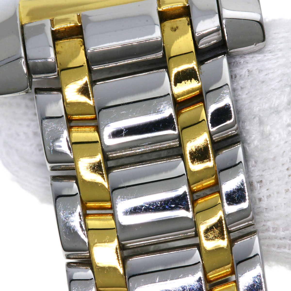 FENDI Square face Watches 7000L Stainless Steel/SSxGP Ladies