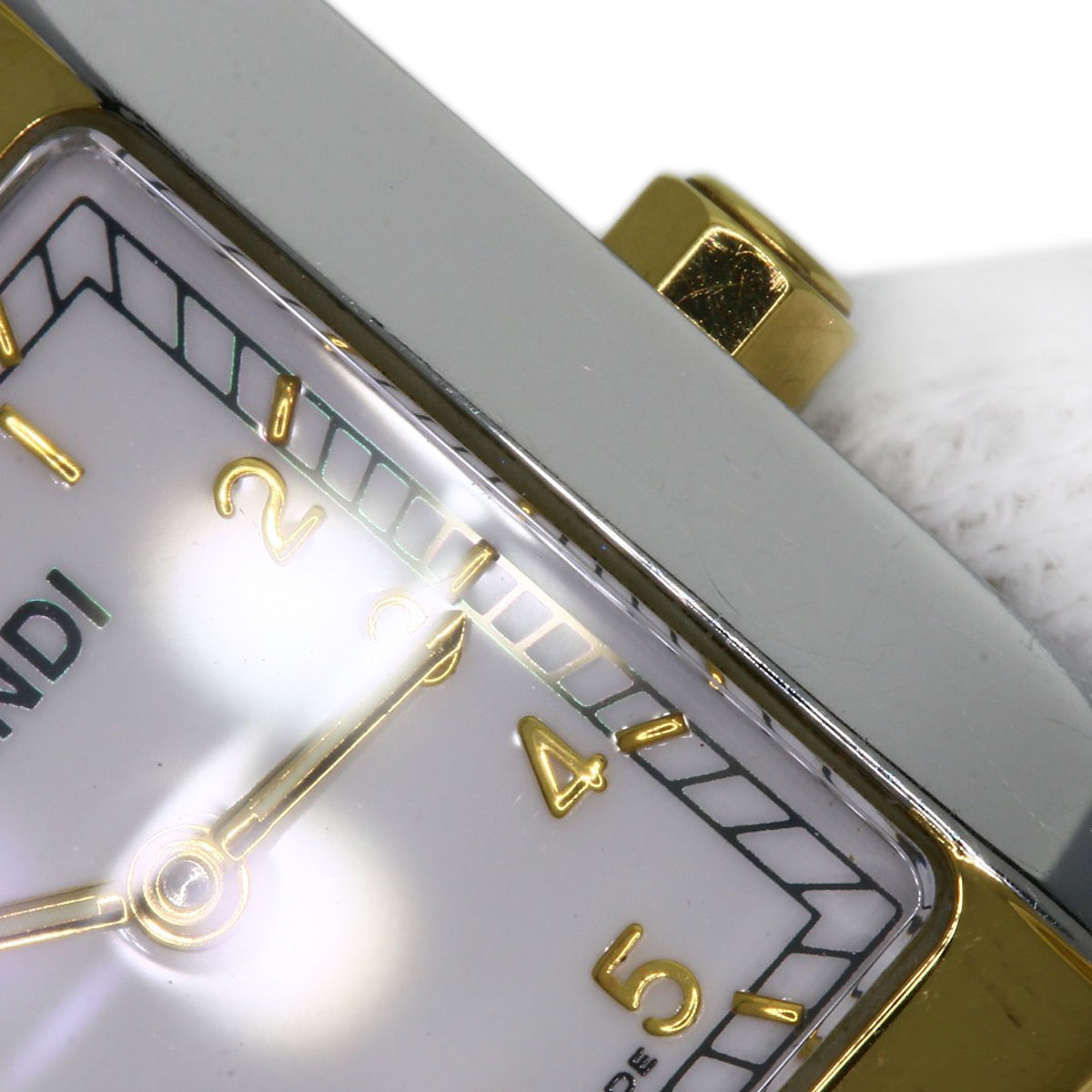 祝開店！大放出セール開催中 FENDI Square Ladies Steel/SSxGP Stainless 7000L Watches face 時計