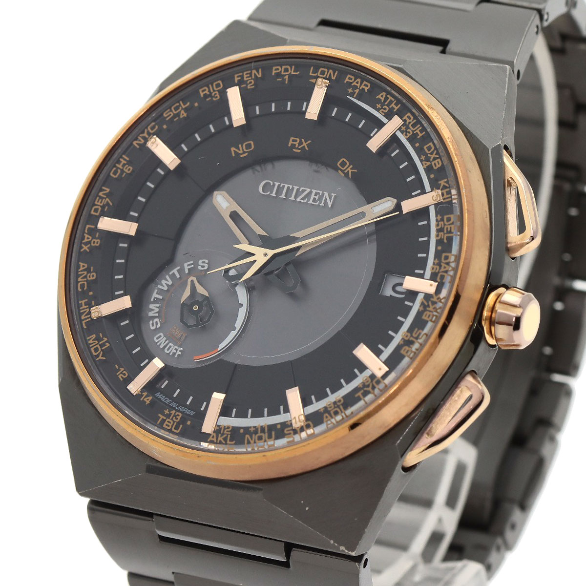 CITIZEN Eco Drive Satellite Wave Watches F100-T021425 CC2004-59E