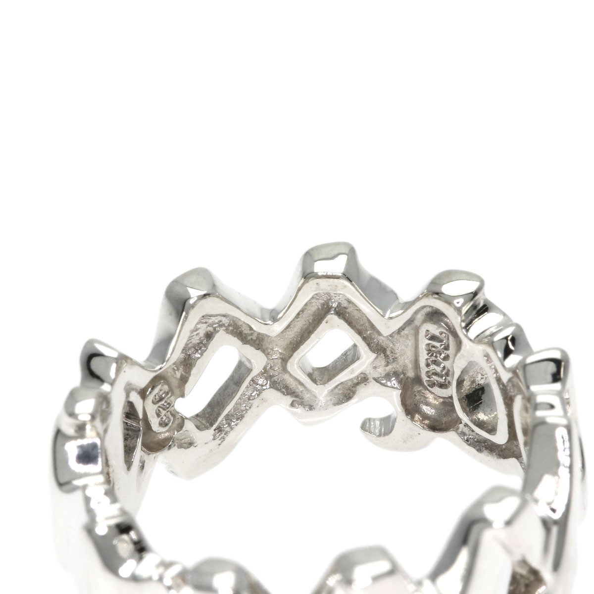 TIFFANY&Co. Love & Kiss Ring Silver Ladies [Used] | eBay