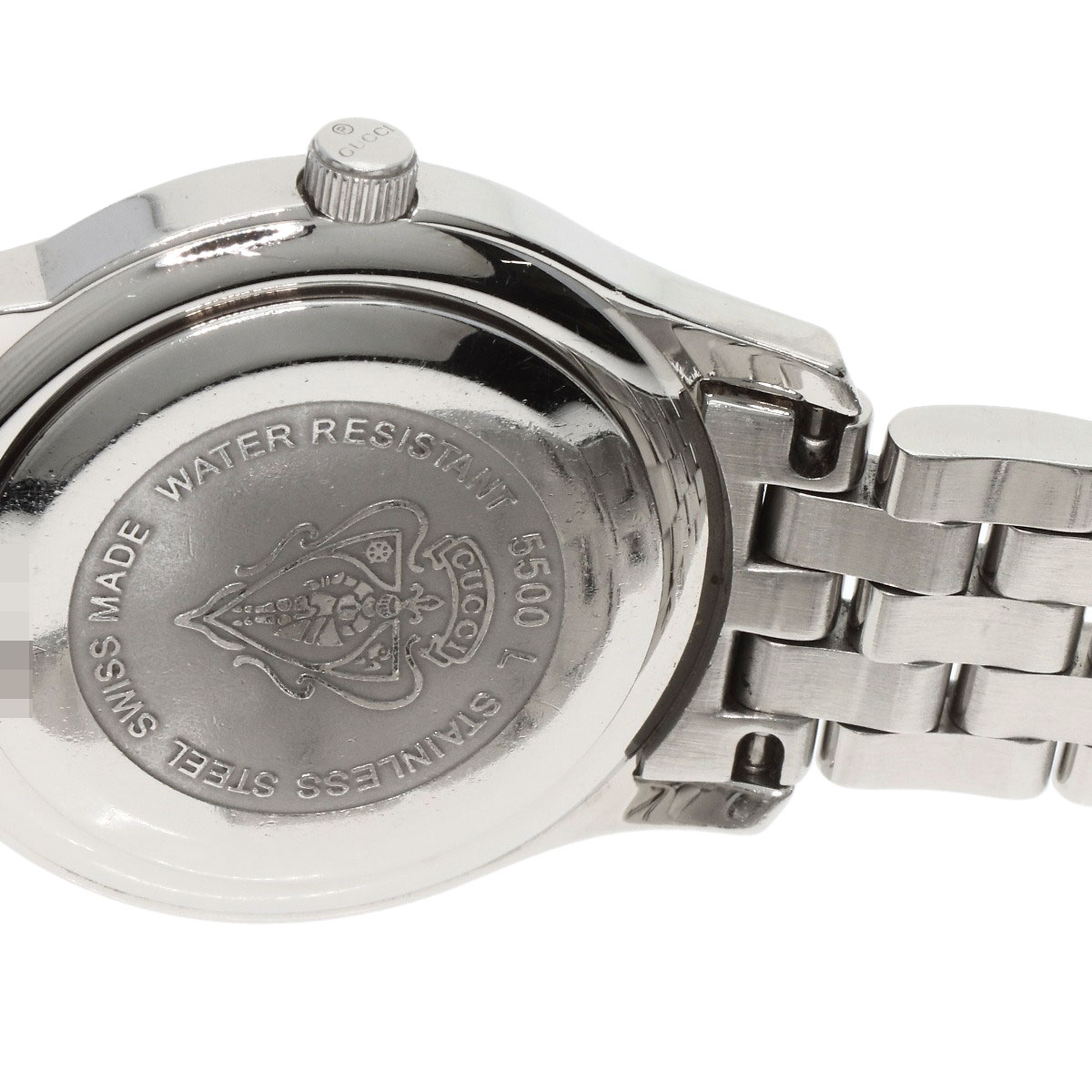 Women’s Round Face Gucci Watch Water Resistant 5500 L Stainless Steel Authentic Gucci 5500L Silver Stainless Steel Women main image 3
