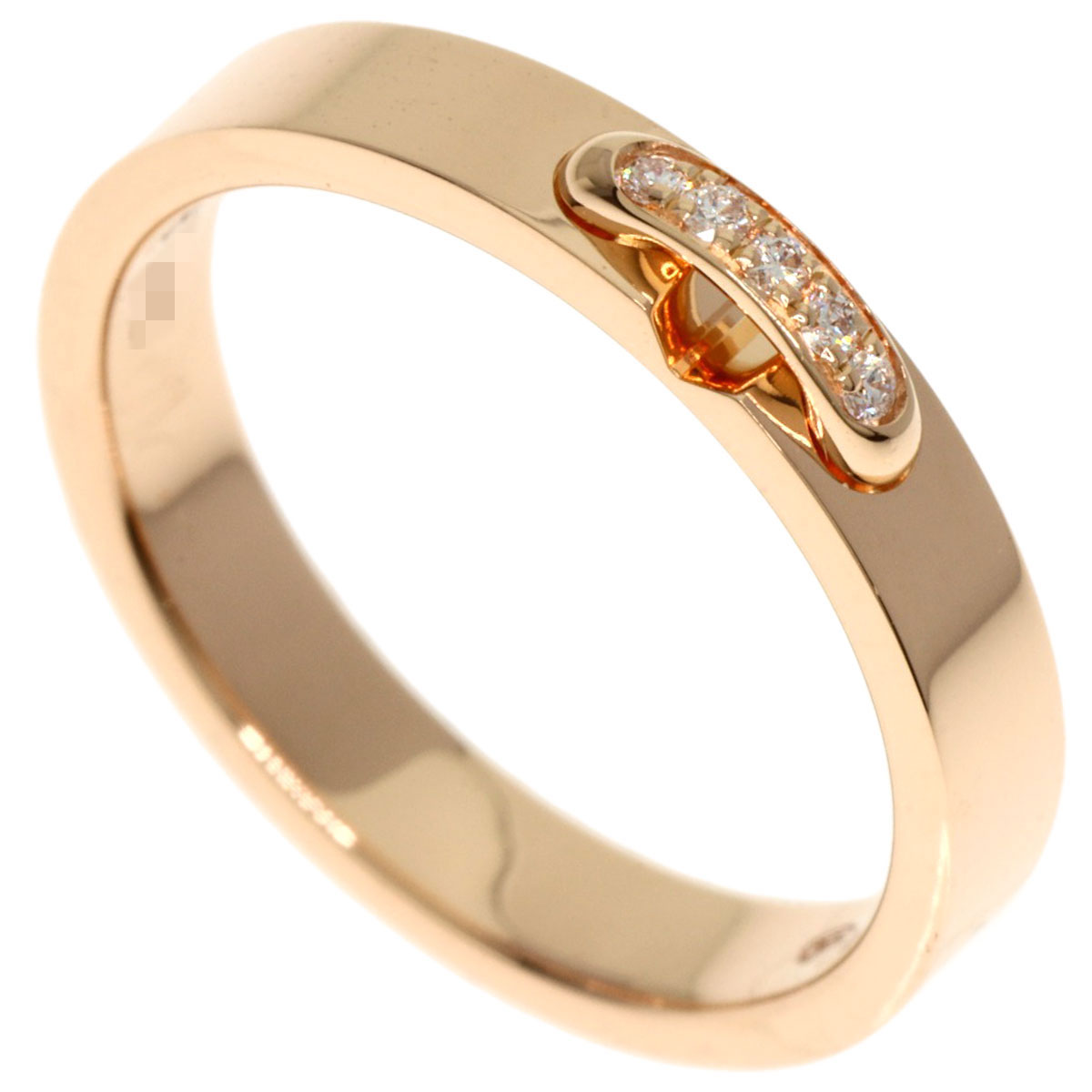 Pink Gold Liens Ã©vidence Wedding Band Achat Alliance Chaumet