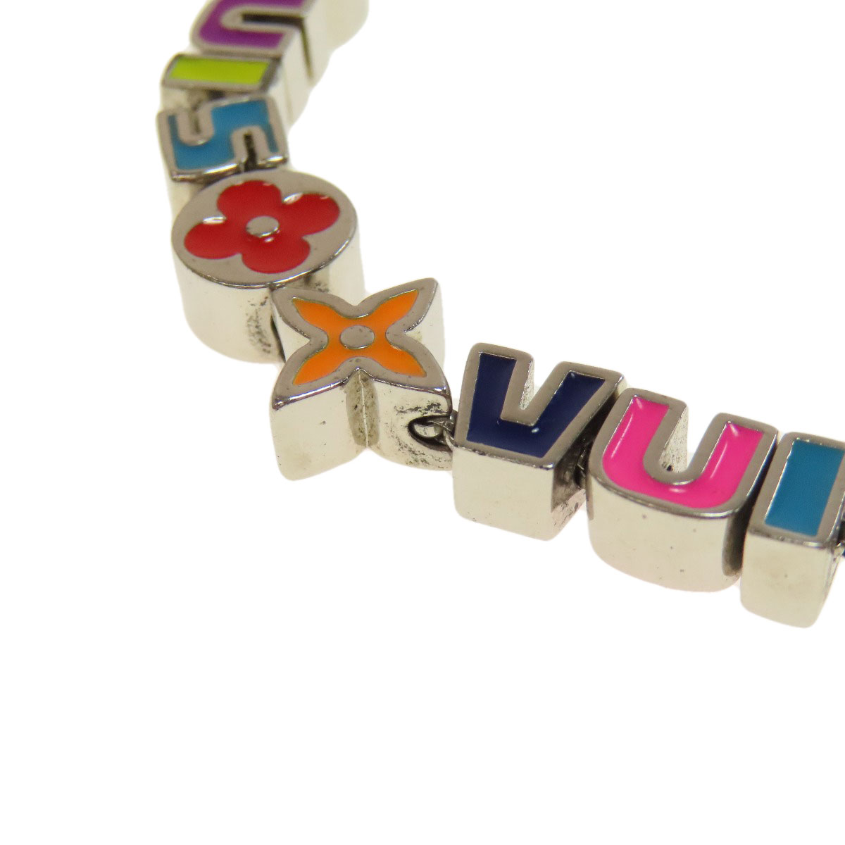 残少！Louis Vuitton MONOGRAM PARTY BRACELET Monogram Party Bracelet Monogram Eclipse Canvas - Men