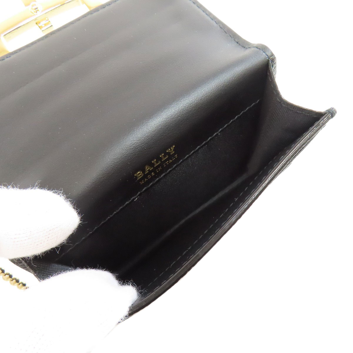 BALLY Card Case buckle Leather | eBay