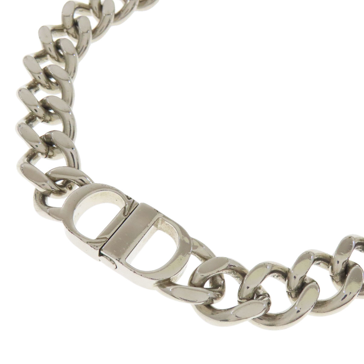 CHRISTIAN DIOR Necklace Chain link Metal | eBay