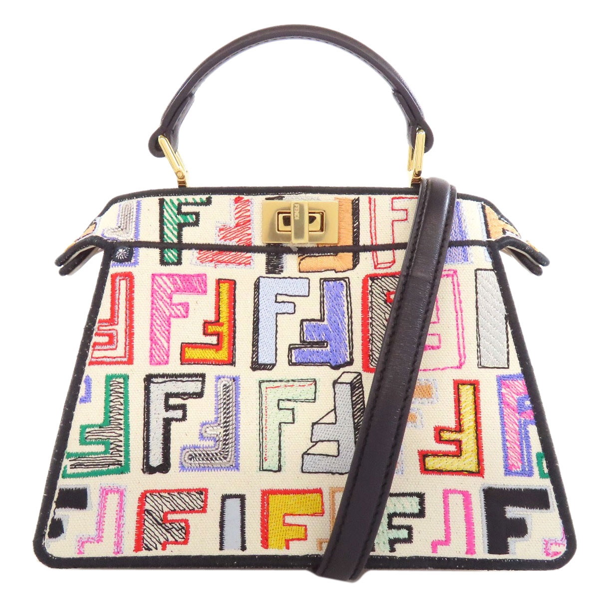 ヴィンテージ★FENDI★PVC ピーカブー I SEE YOU ハンドバッグ FENDI Handbag Peekaboo I See You Petit 2WAY Canvas | eBay