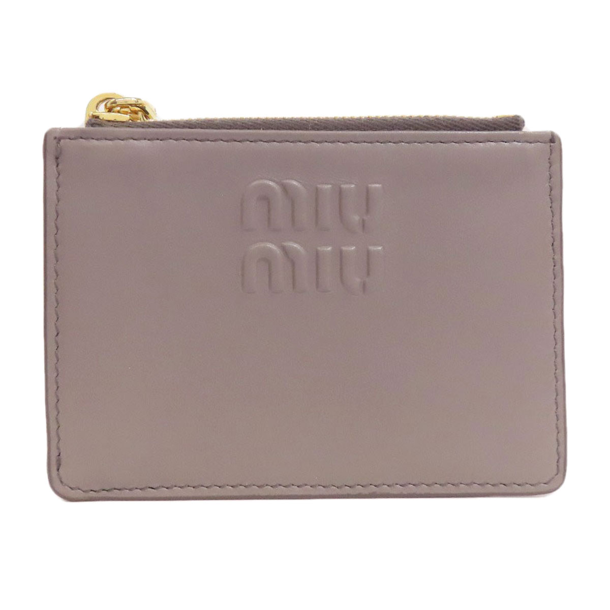 カードケース・名刺入れ Miu Miu Cerulean Leather Card Holder MIUMIU Card Case logo Leather | eBay