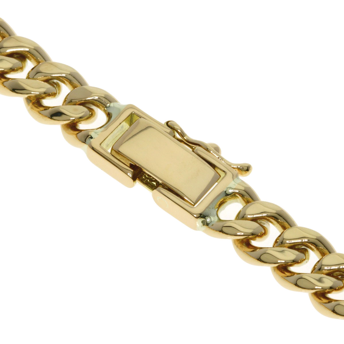 Curb chain Kihei Bracelet K18 Yellow Gold 33.6g | eBay