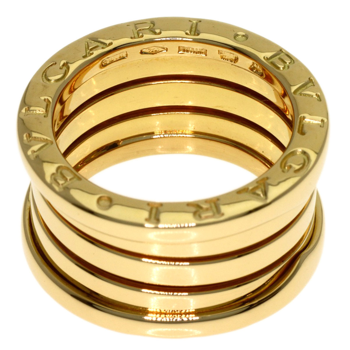 BVLGARI B.zero1 3 band #48 Ring K18 Yellow Gold Ladies [Used] | eBay
