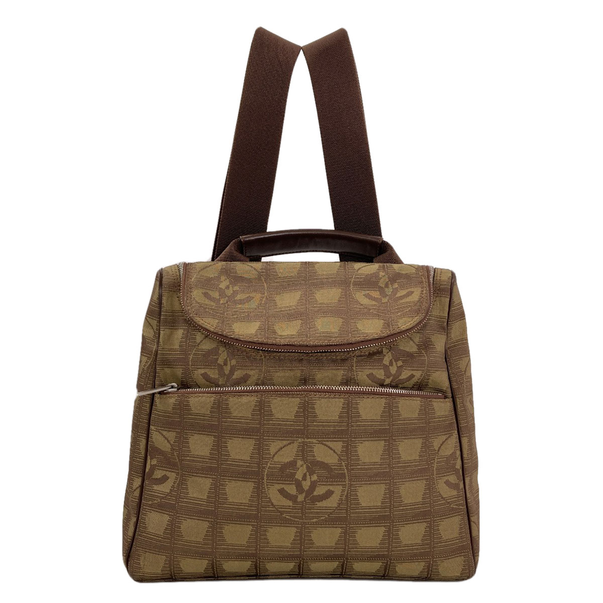 CHANEL New Travel Line Silver Hardware Backpack Â· Daypack  display picture 3