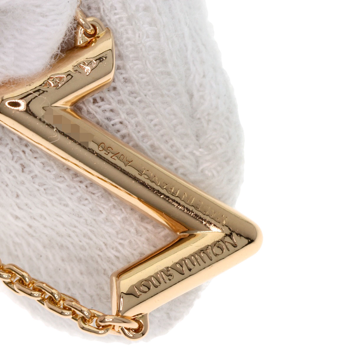 LOUIS VUITTON Brassle Chain LV Volt Upside Down Bracelet K18 Pink
