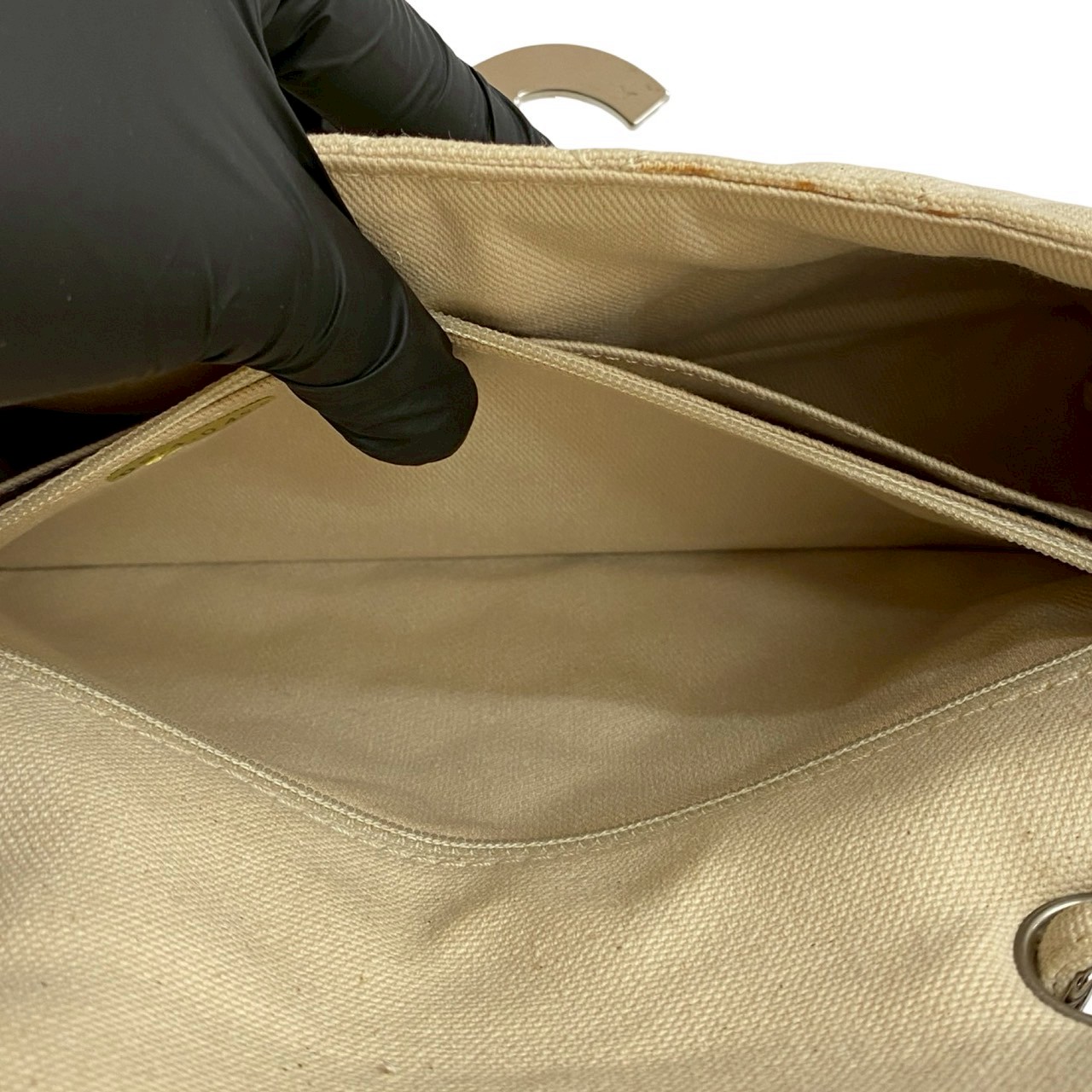 CHANEL Cruise collection Matrasse COCO Mark Shoulder Bag canvas 