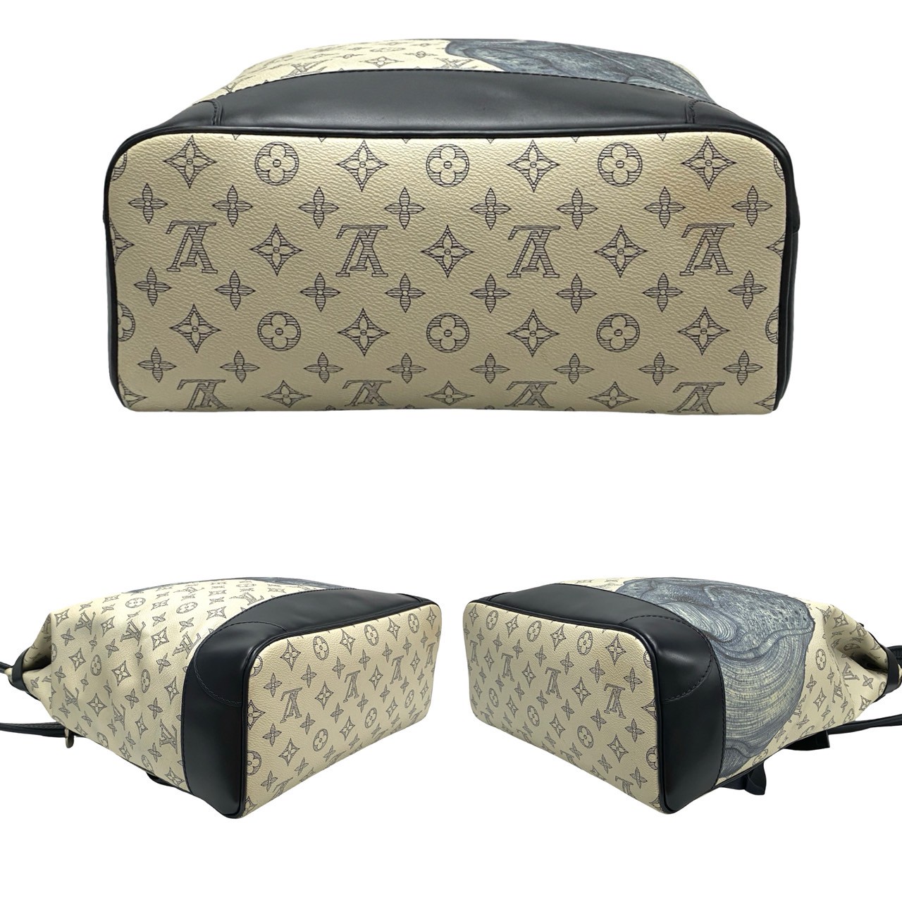 LOUIS VUITTON Steamer Monogram savanna Backpack leather PVC  display picture 2