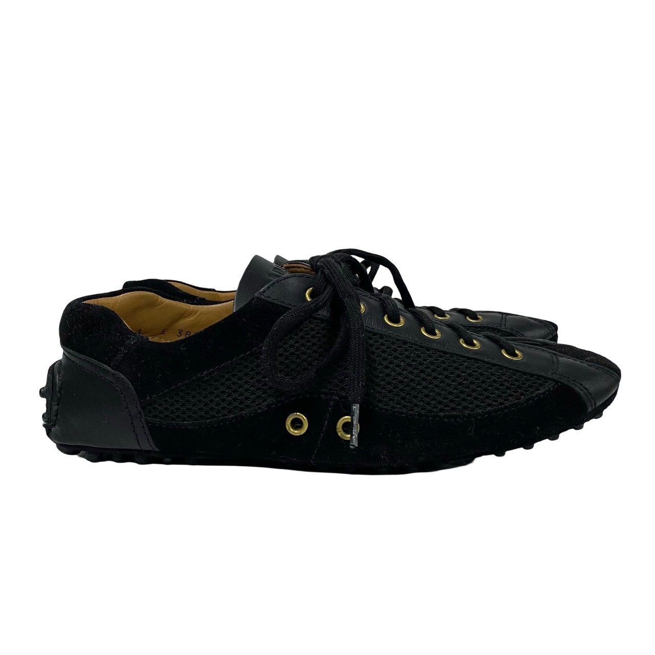 PRADA Car Shoes Driving Shoes sneakers Nylon Suede leather