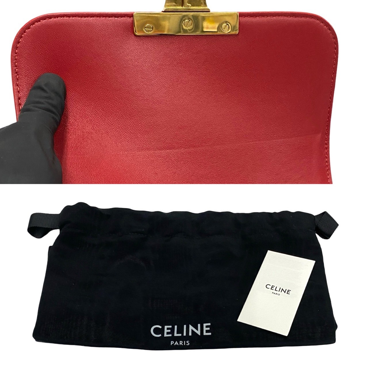 【新品未使用】LE ROUGE CELINE01 Le Rouge CELINE01 ROUGE TRIOMPHE - Satin Lipstick - 01 ROUGE