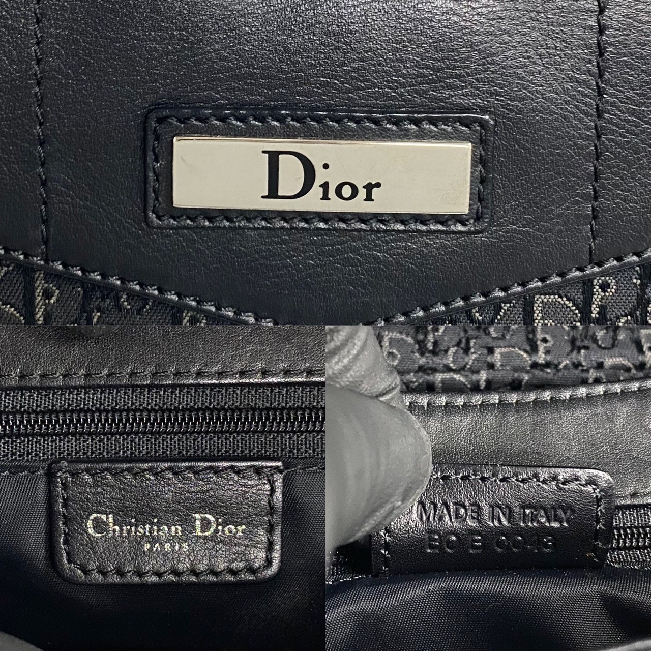 Christian Dior Street chic Trotter Pattern Shoulder Bag