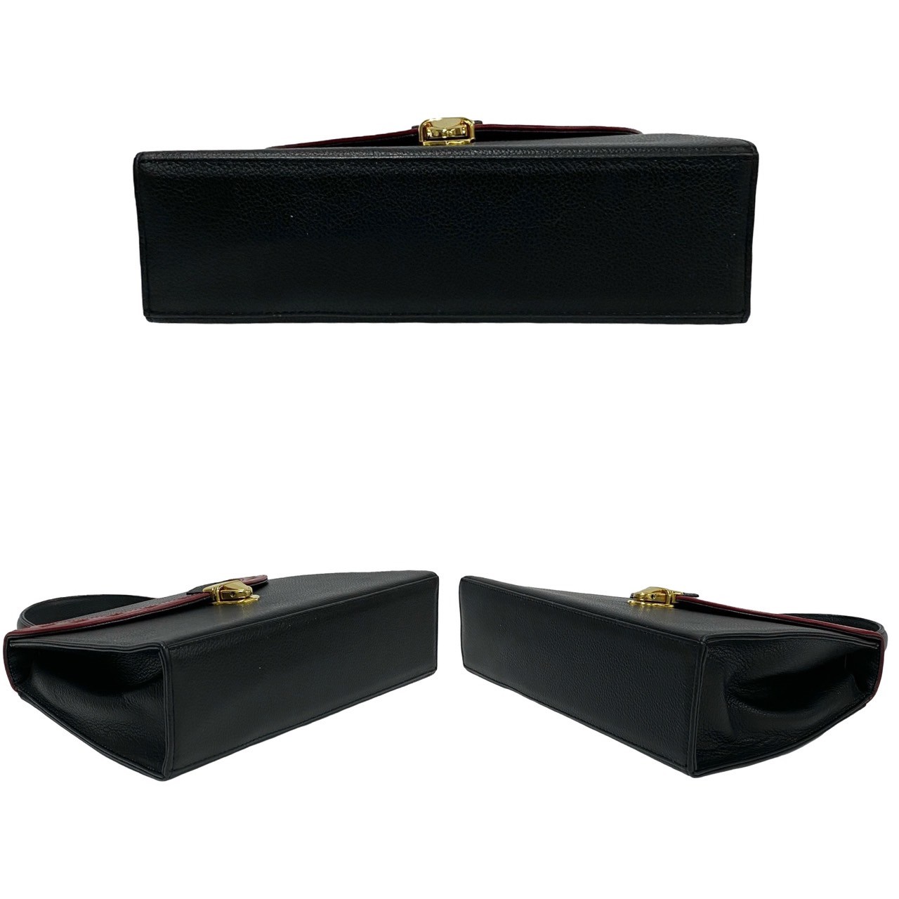 YVES SAINT LAURENT YSL logo cut-out perforated leather Shoulder