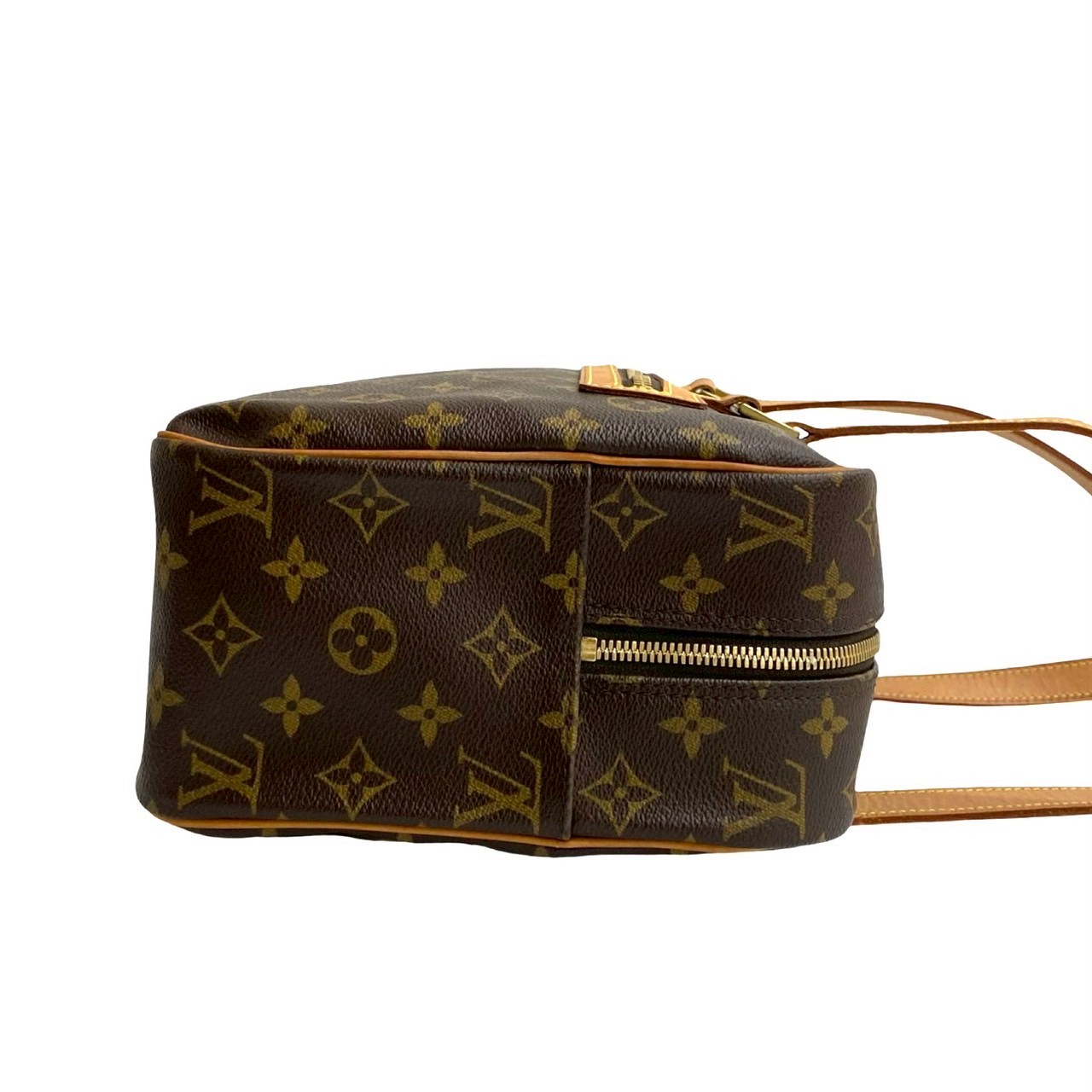 LOUIS VUITTON Cite GM Monogram Shoulder Bag leather PVC Brown