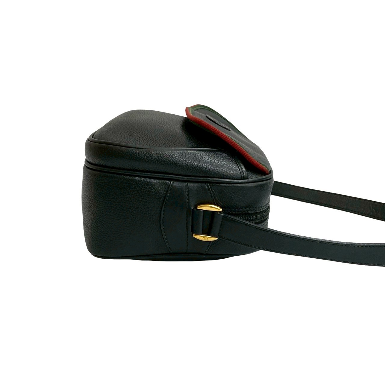 GUCCI Sherry line GG logo Shoulder Bag leather black 41510 | eBay