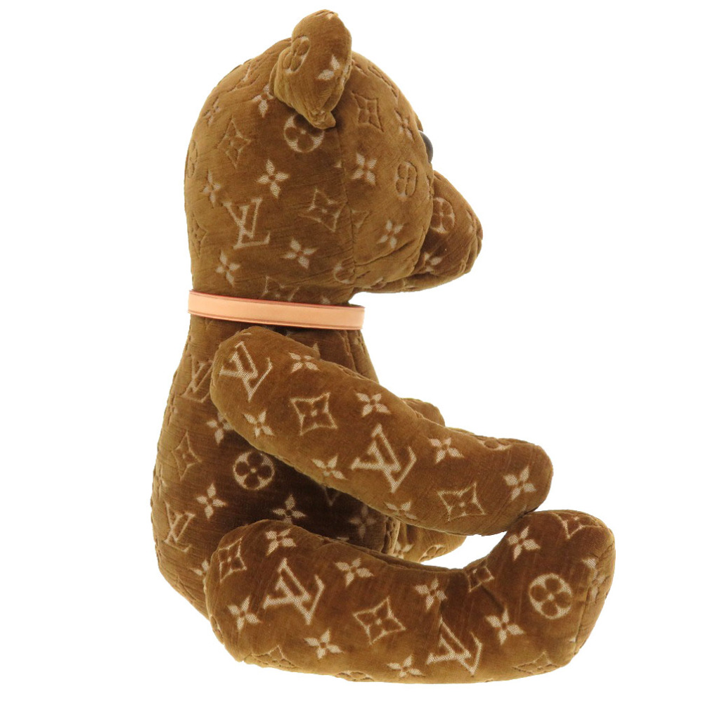 【LOUIS VUITTON 】ドゥドゥ テディベア GI0739 モノグラム AUTHENTIC LOUIS VUITTON GI0616 Monogram Doudou Teddy Bear 2021
