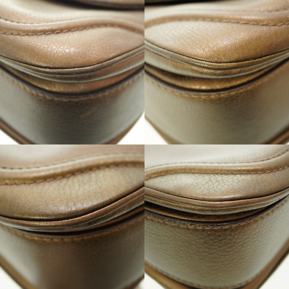 AUTHENTIC GUCCI 254884 New Bamboo Shoulder Hand Bag Gold