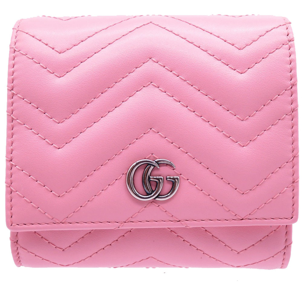 グッチ財布 AUTHENTIC GUCCI 598629 Compact wallet GG MarmontBifold