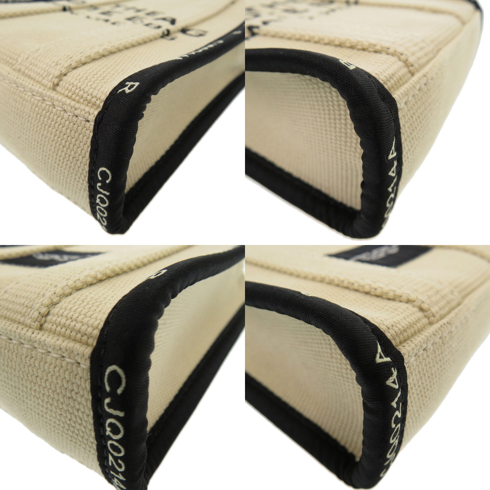 AUTHENTIC MARC JACOBS THE JACQUARD PHONE TOTE BAG Beige