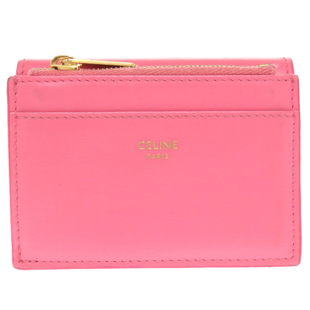 AUTHENTIC CELINE Triomphe Compact Wallet Tri-fold wallet