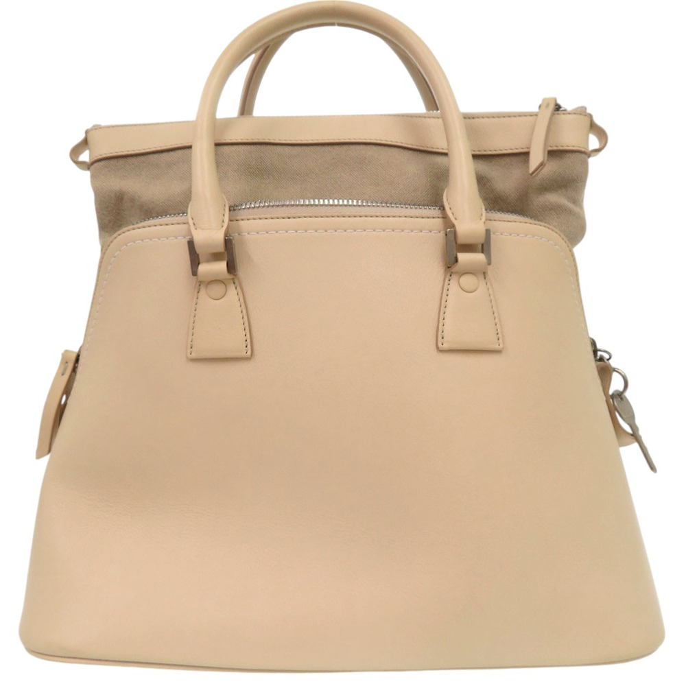 margiela 5AC ベージュリネントートバッグ margiela 5AC ベージュリネントートバッグ