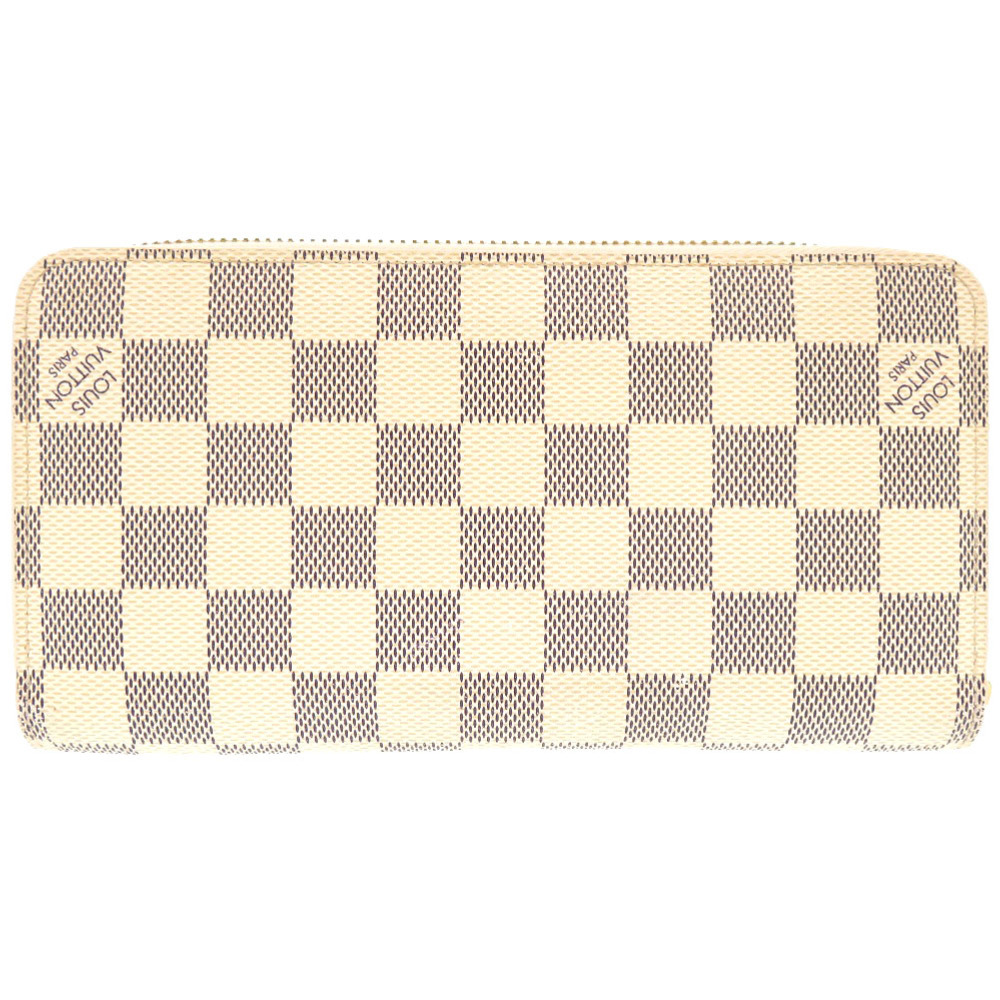 LOUIS VUITTON ダミエ N60019 ZIPPY WALLET AUTHENTIC LOUIS VUITTON N60019 Zip Around Damier Zippy Walletl ong