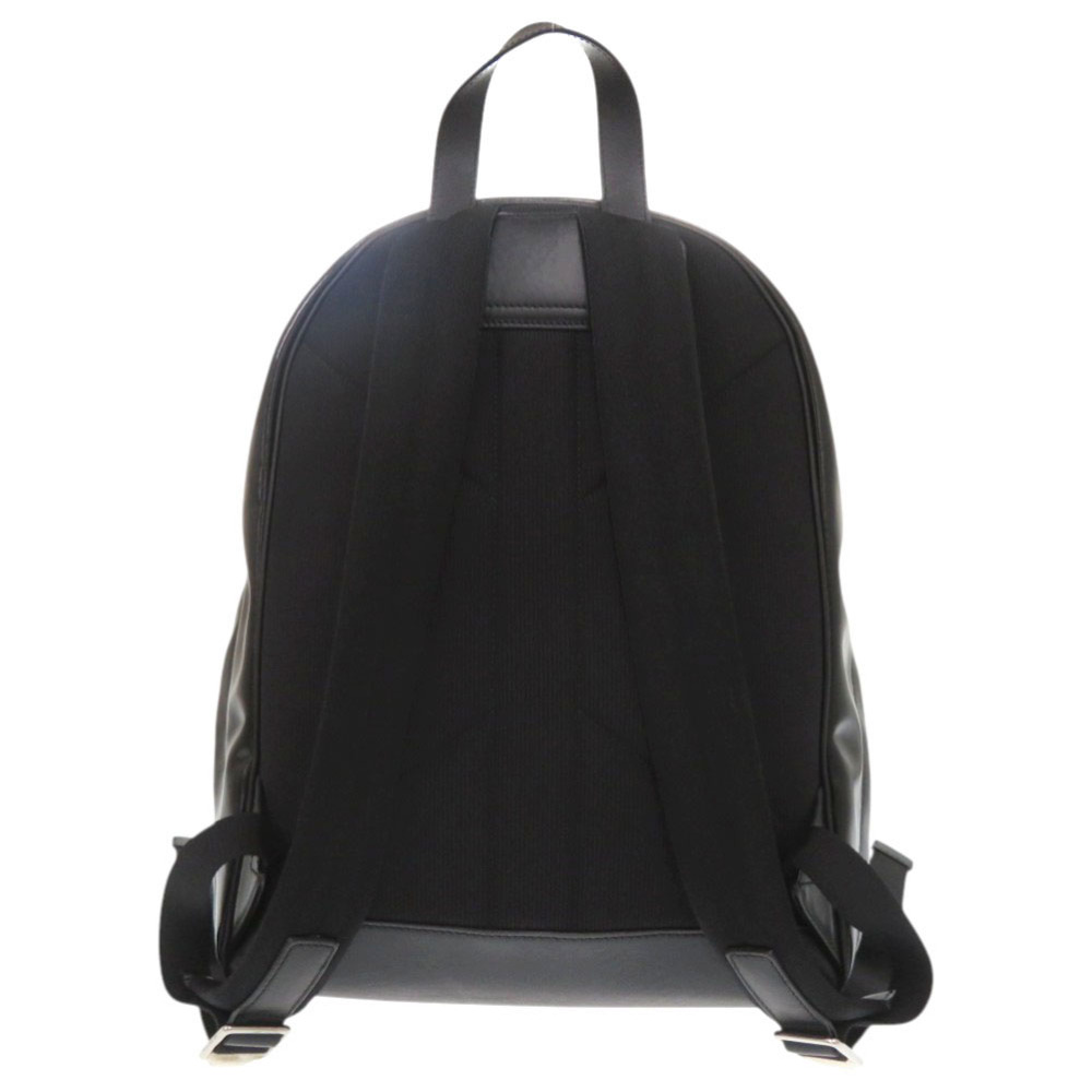 AUTHENTIC BURBERRY Backpack-Daypack Black/Red Coating canvas  display picture 2